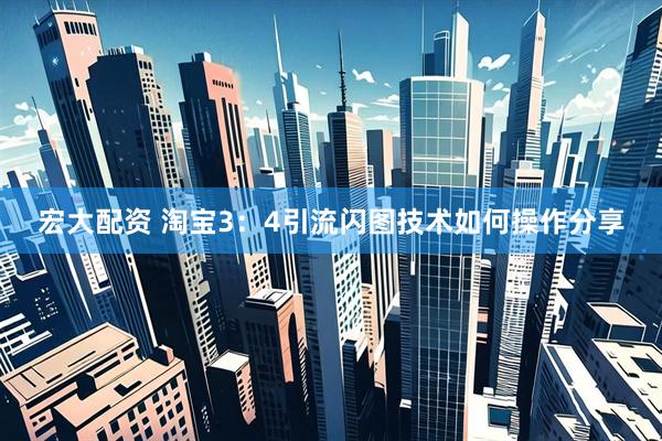 宏大配资 淘宝3：4引流闪图技术如何操作分享
